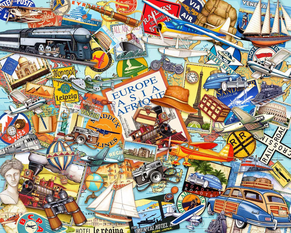 Wanderlust 2000 Piece Jigsaw Puzzle for sale by Springbok Puzzles