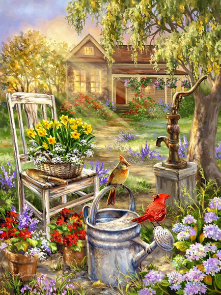 Spring Song 500 Piece Jigsaw Puzzle for sale by Springbok Puzzles