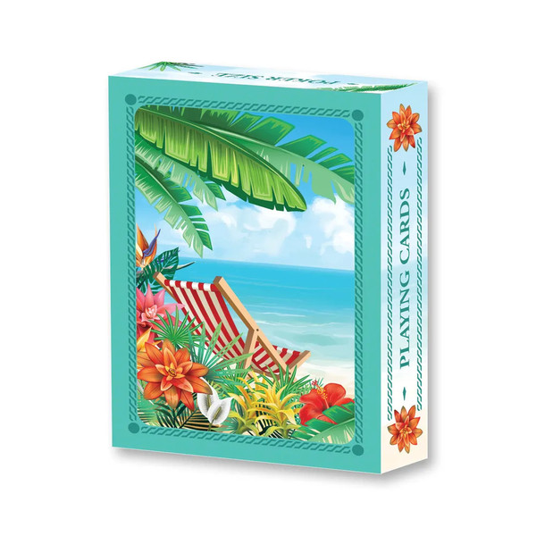 Beach Standard Index Playing Cards Deck