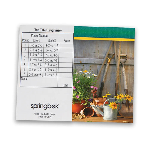 Garden Splendors Tally Sheets Playing Cards Accessory