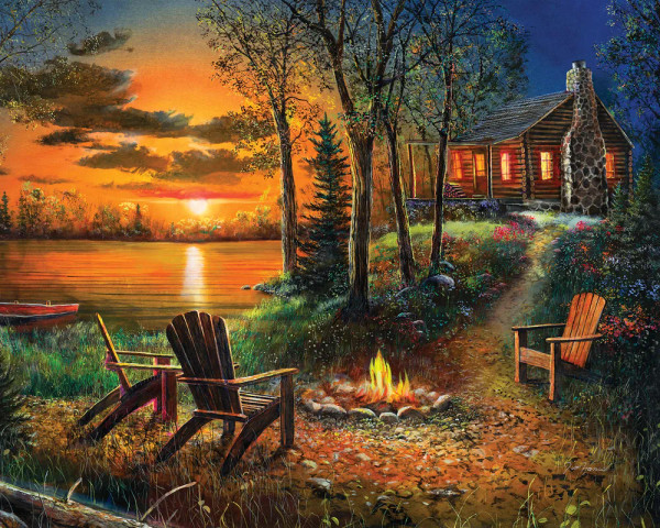 Summer Sunset 1000 Piece Jigsaw Puzzle for sale by Springbok Puzzles