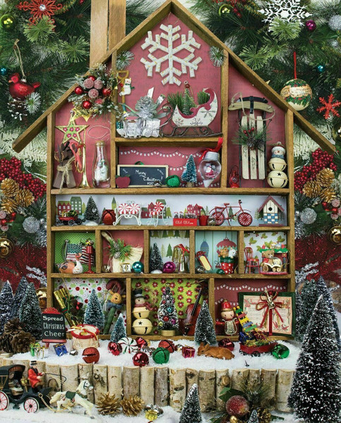 Christmas Country Home 1000 Piece Jigsaw Puzzle