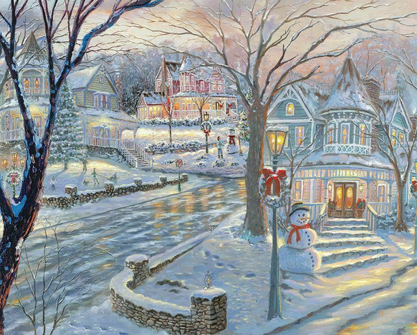 Cold Winters Night 1000 Piece Jigsaw Puzzle for sale by Springbok Puzzles