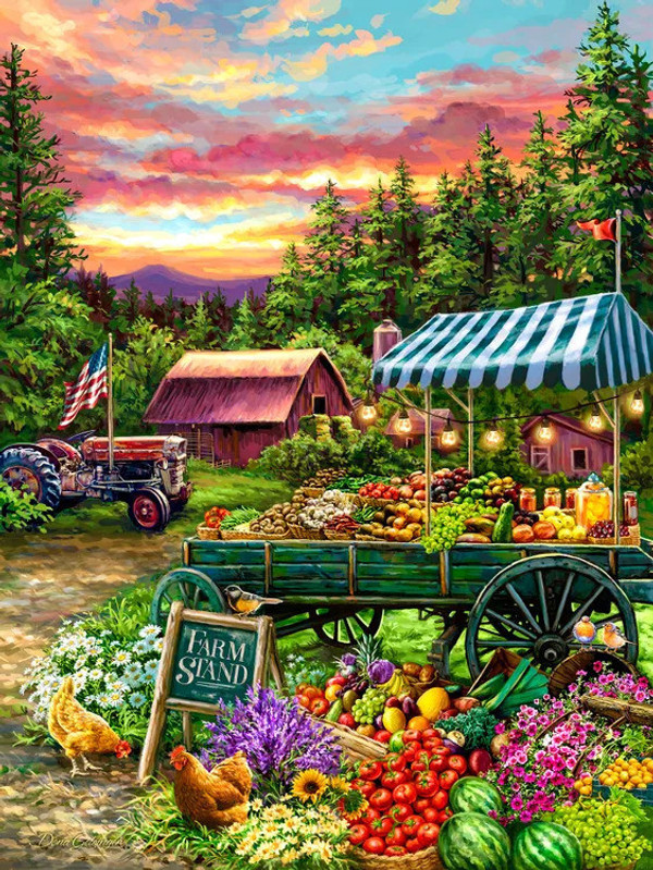 The Fruit Stand 500 Piece Jigsaw Puzzle for sale by Springbok Puzzles