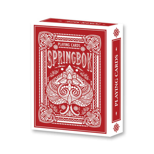 Springbok Red Standard Index Playing Cards Deck