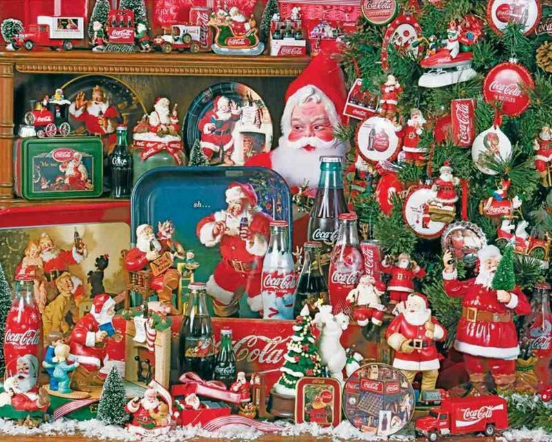 Coca Cola Christmas 500 Piece Jigsaw Puzzle | (Compact-Box Format)
