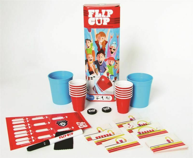 Flip Cup Family & Party Board Game