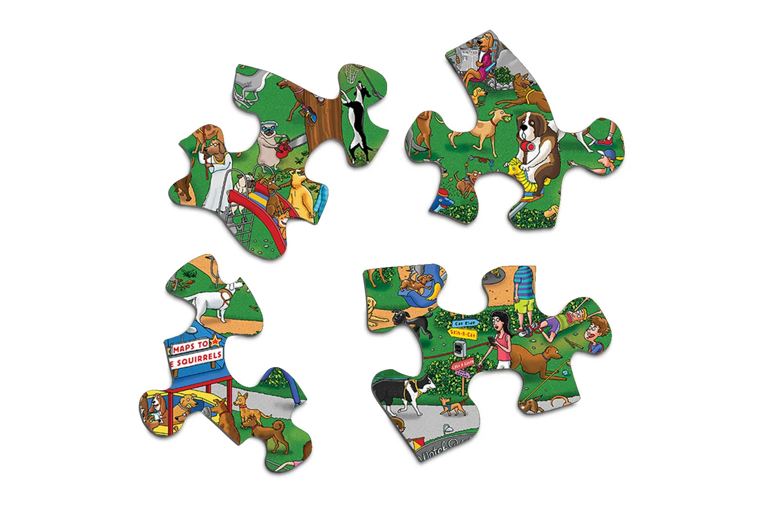 At the Dog Park, Adult Puzzles, Jigsaw Puzzles, Products