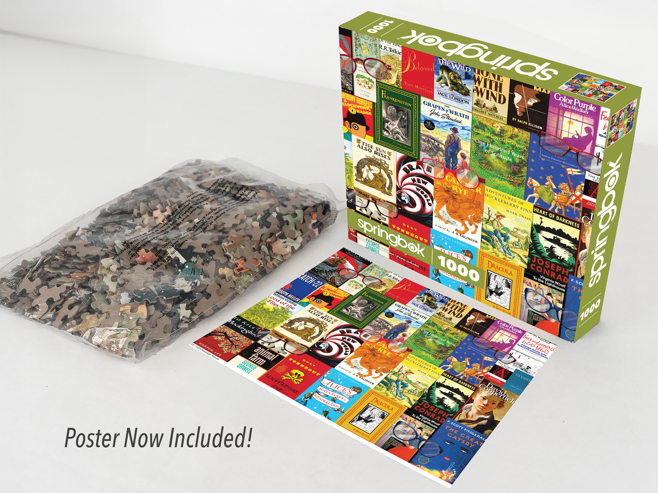 Nostalgic Novels 1000 Piece Jigsaw Puzzle