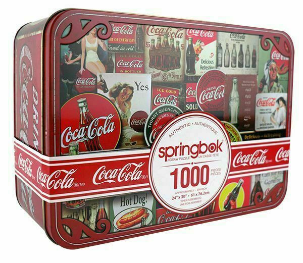 Springbok 1500 Pieces Jigsaw Puzzle Coca-Cola Holiday Tidings