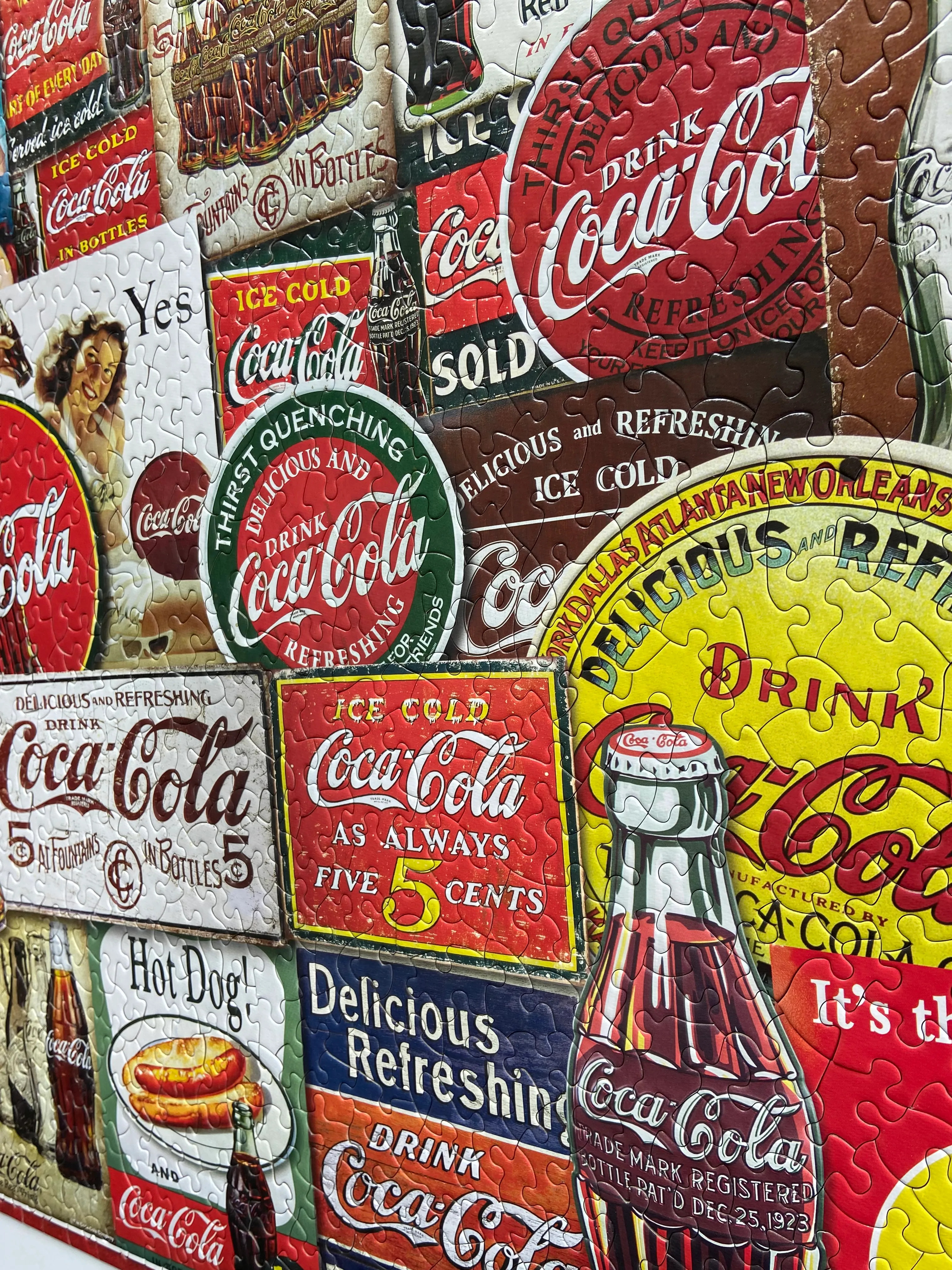 Coca-Cola Decades of Tradition 1000 Piece Jigsaw Puzzle