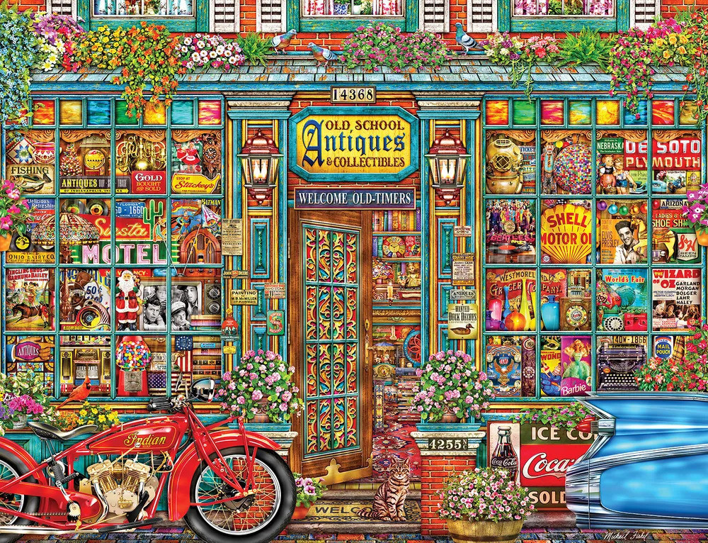 Jigsaw Puzzle Antiques & Curiosities - 500 Pieces Puzzle