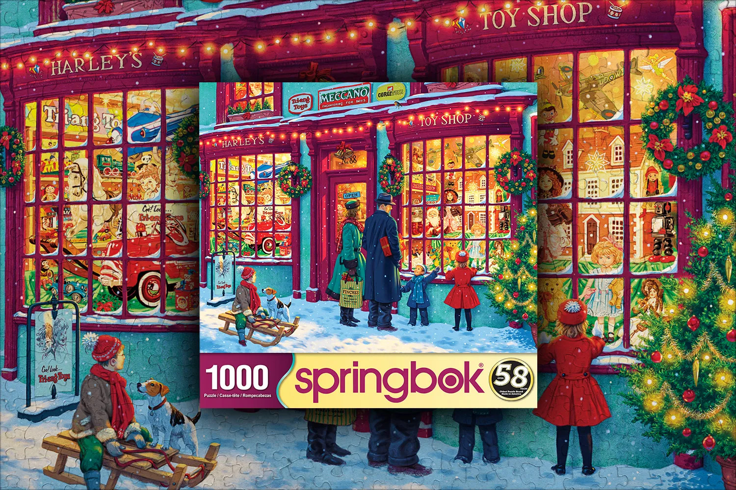 CHRISTMAS EVE 1500 PIECE PUZZLE - THE TOY STORE