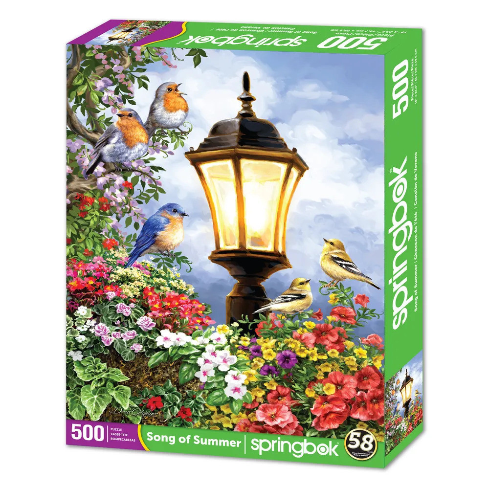 Blooming Streets 500 Piece Jigsaw Puzzle