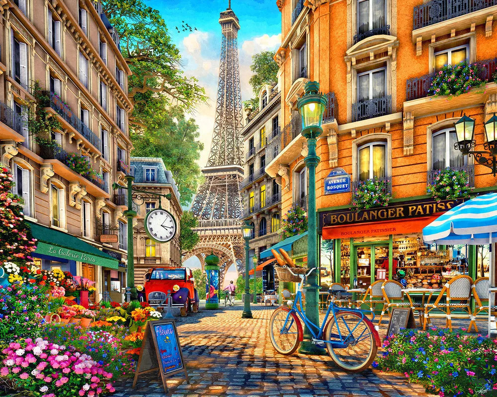 Paris nostalgique - puzzle 1000 pièces - Ravensburger