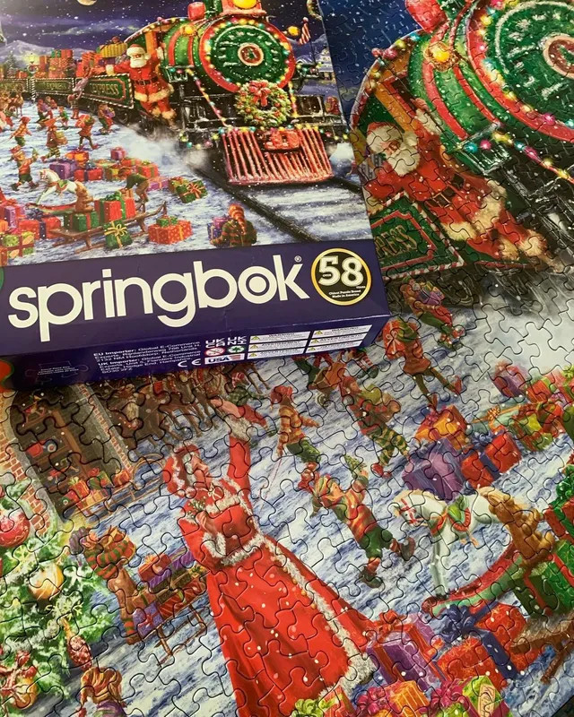 Springbok Christmas Festival de Noel Jigsaw Puzzle 1000 Pieces