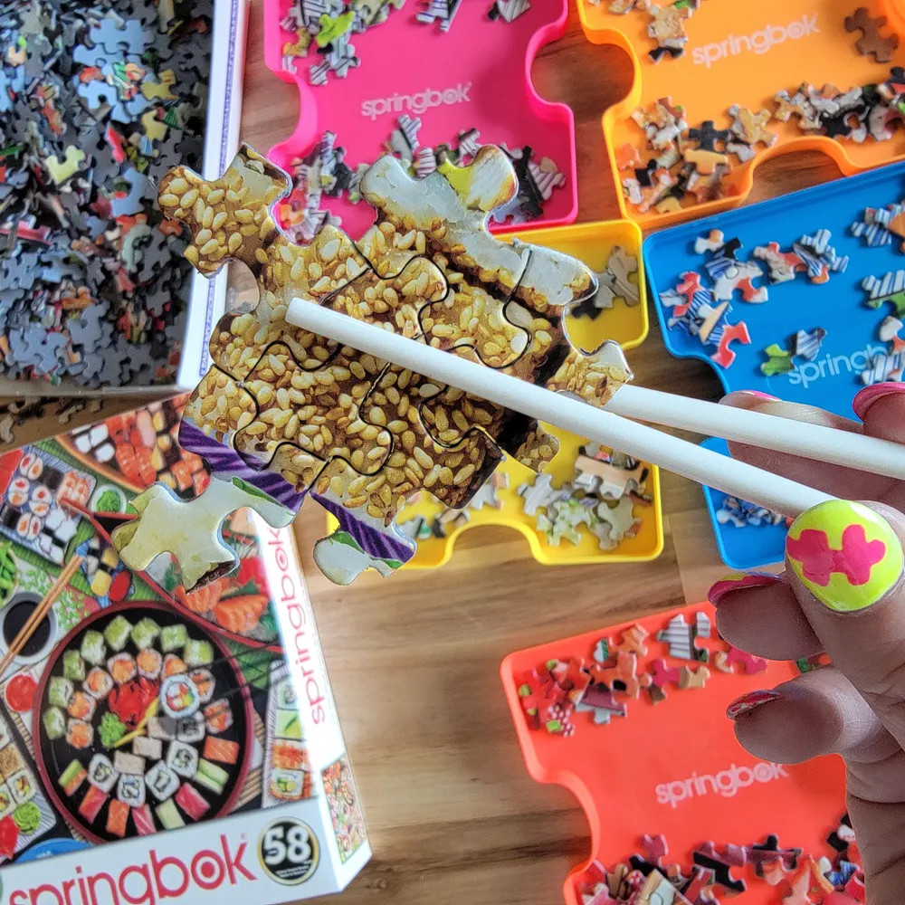 Springbok 1000 Piece Jigsaw Puzzle – “Let The Good Times Roll” Sushi-Themed Adult Puzzle, 30x24 Inches, Heirloom Quality - View #10