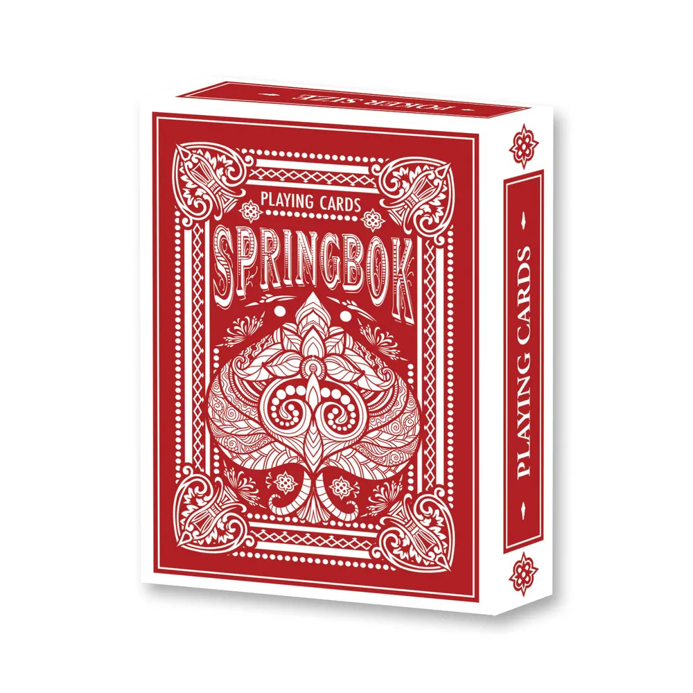 Springbok Red Standard Index Playing Cards Deck