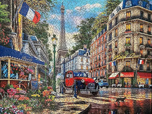 Puzzle 1000 pièces - Rue des Puzzles