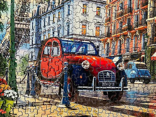 Paris Street Jigsaw Puzzles For Adults Large Puzzle Family - Temu