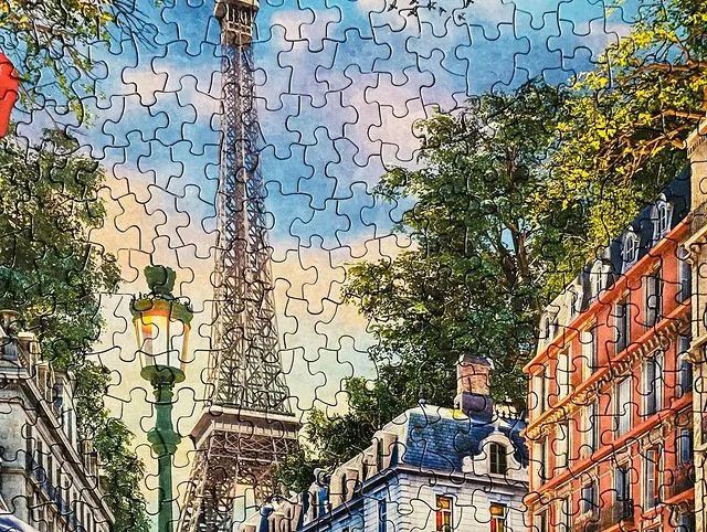 Paris Street Life 1000 Piece Jigsaw Puzzle