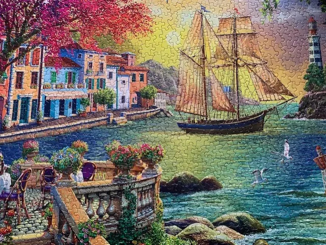 Oceanside Sunset 1000 Piece Jigsaw Puzzle