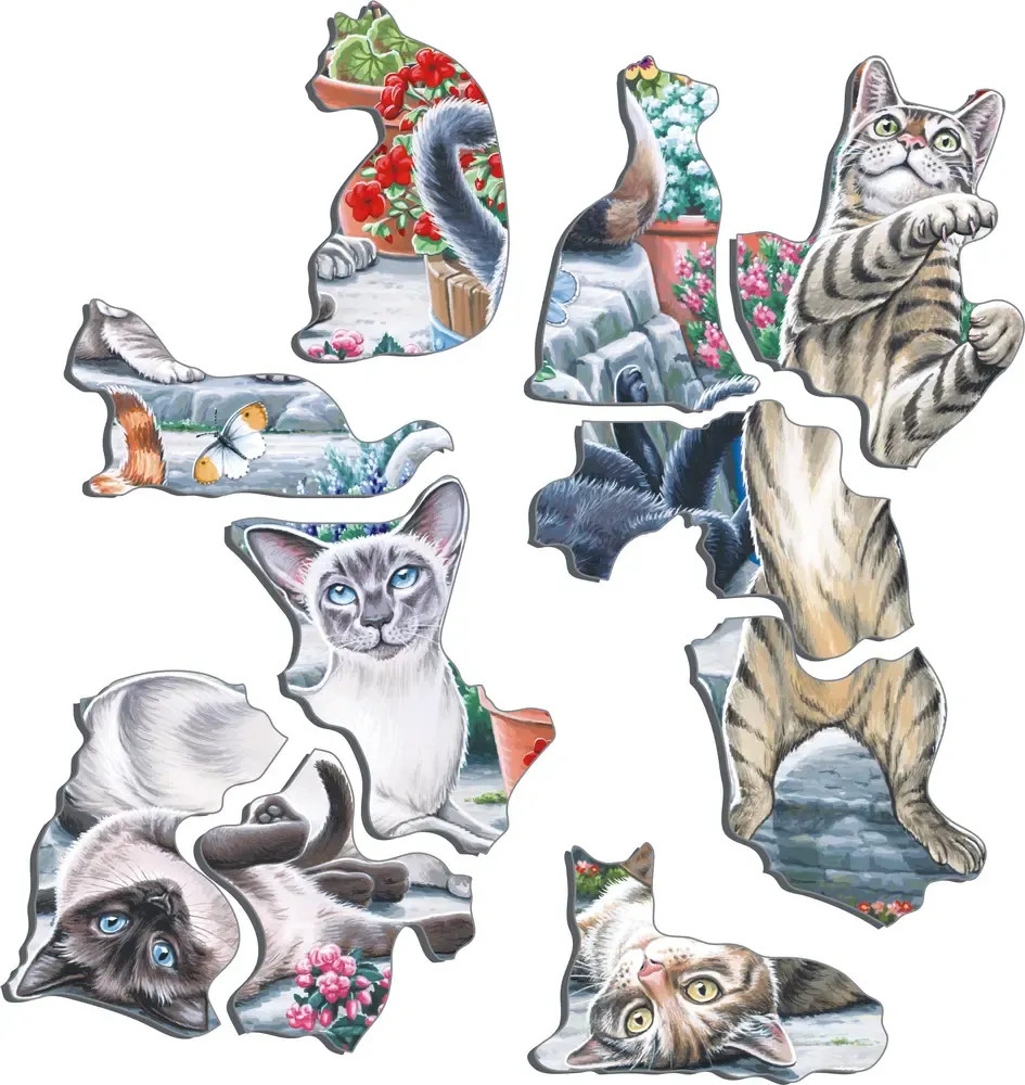 Cute Cats 45 Piece Children's Educational Jigsaw Puzzle