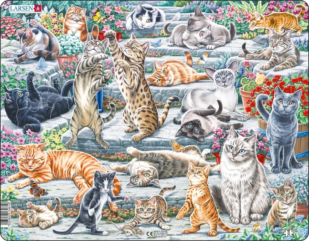 Cute Cats 45 Piece Children's Educational Jigsaw Puzzle