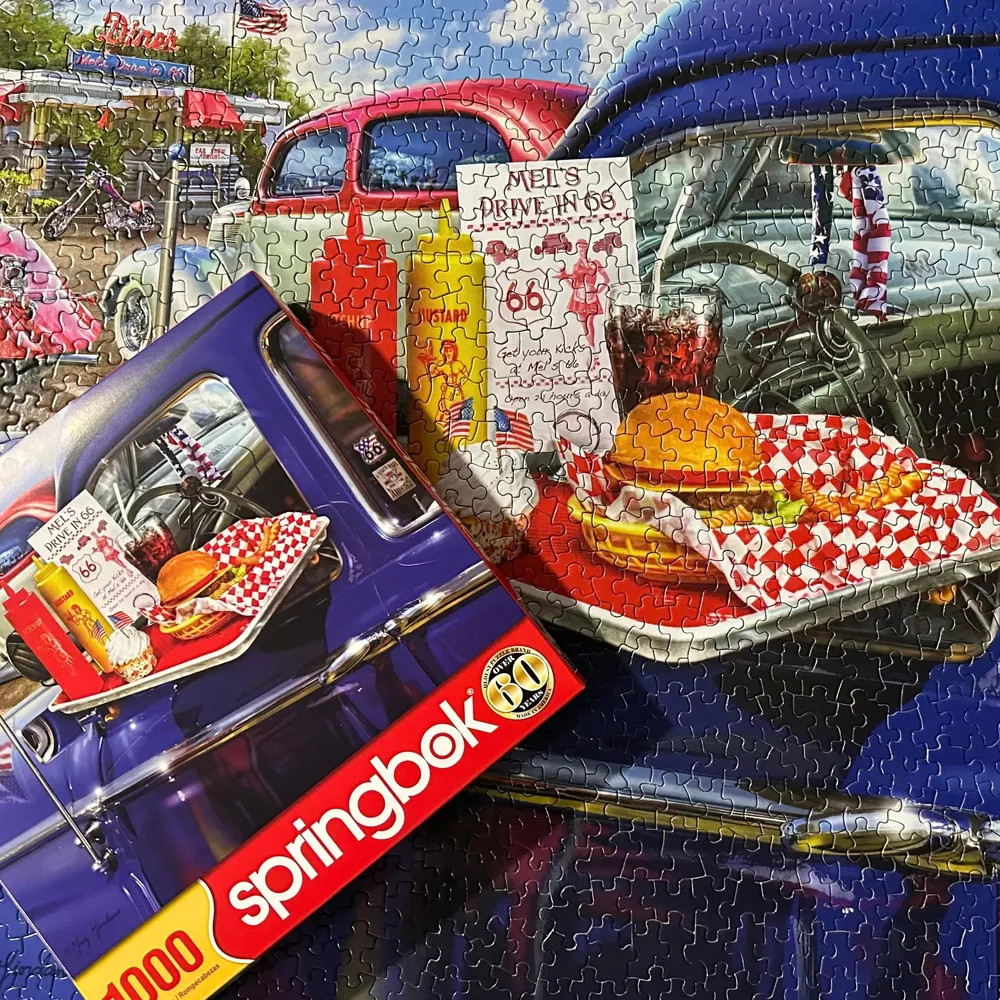 Mel's Drive-In 1000 Piece Jigsaw Puzzle