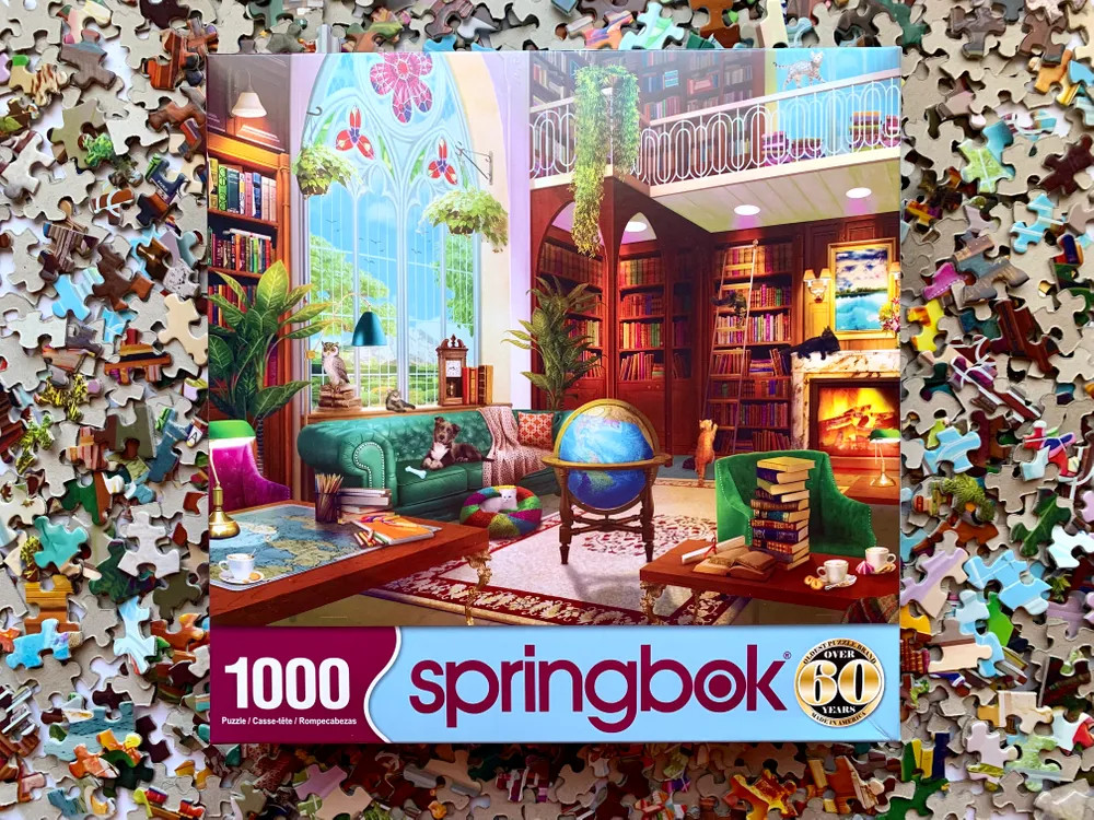 Puzzle 1000 pcs - Bibliothèque