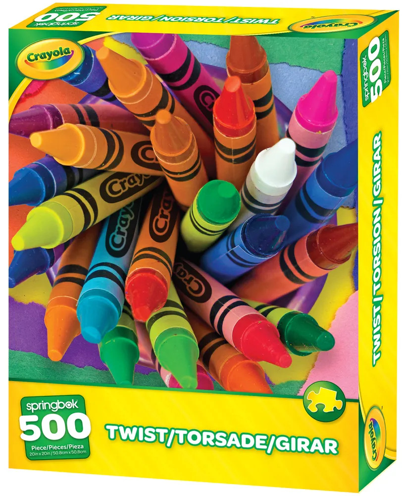 Crayola Twist 500 Piece Jigsaw Puzzle