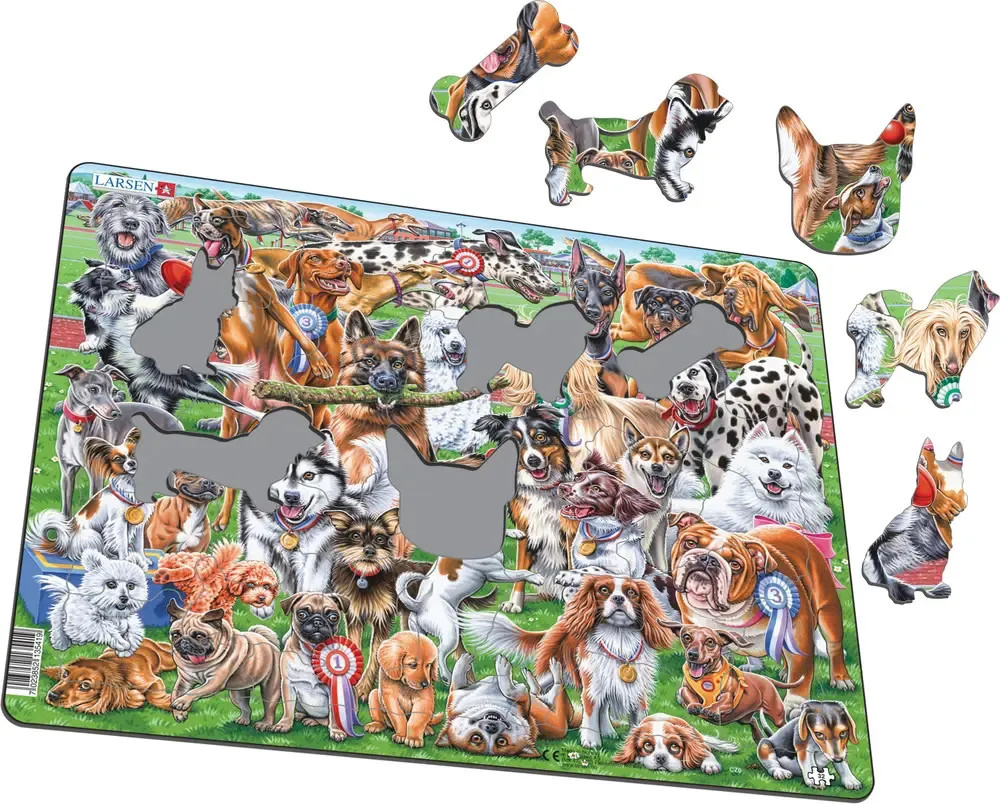 Dogs, Dogs, Dogs! Springbok 1000 Piece Jigsaw Puzzle