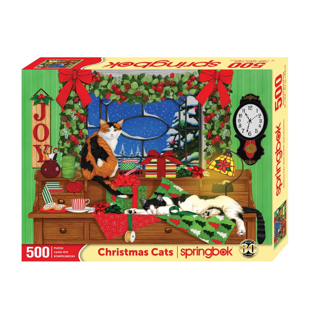 Christmas Cats 500 Piece Jigsaw Puzzle