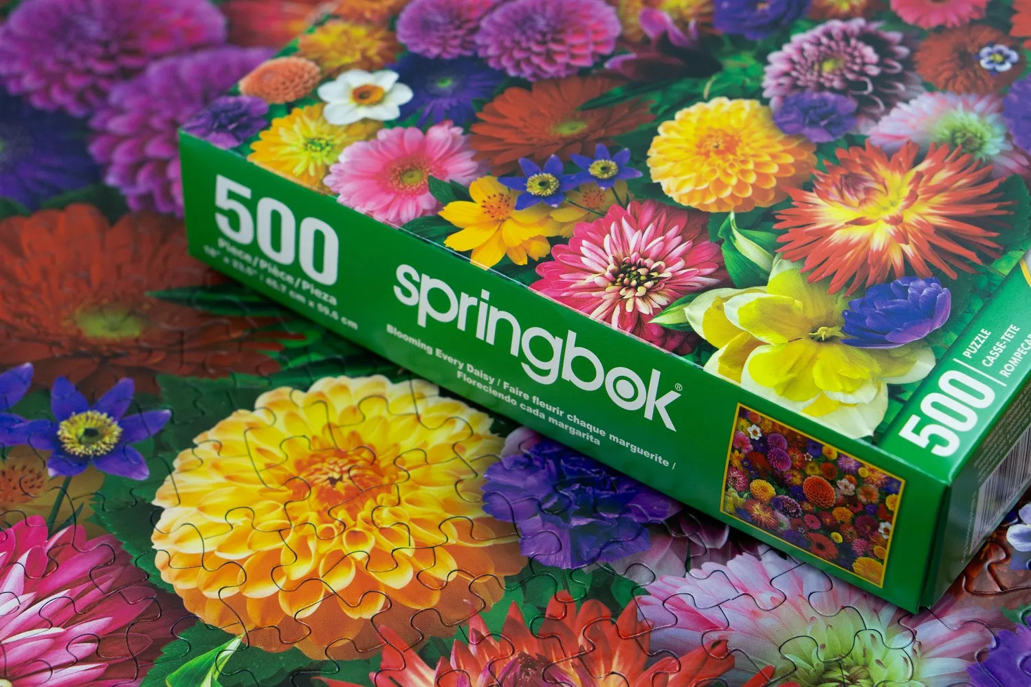 Blooming Every Daisy 500 Piece Jigsaw Puzzle
