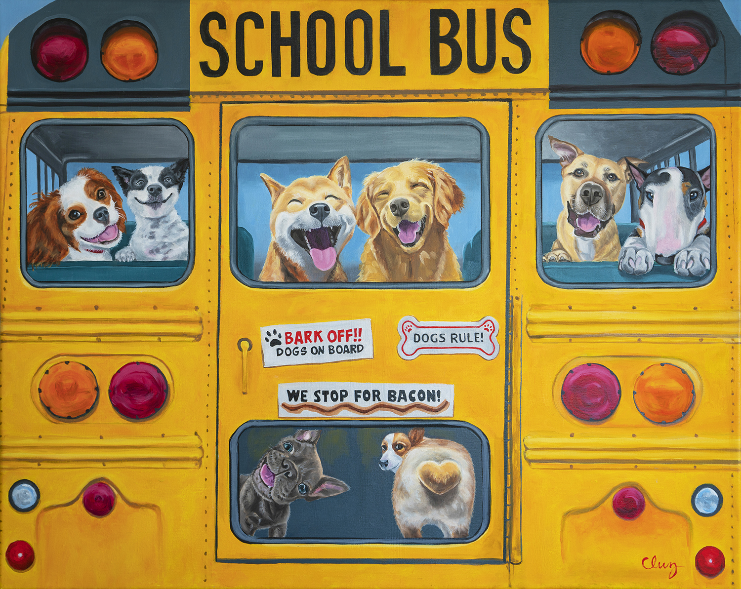 Happy Bus 500 Piece Jigsaw Puzzle