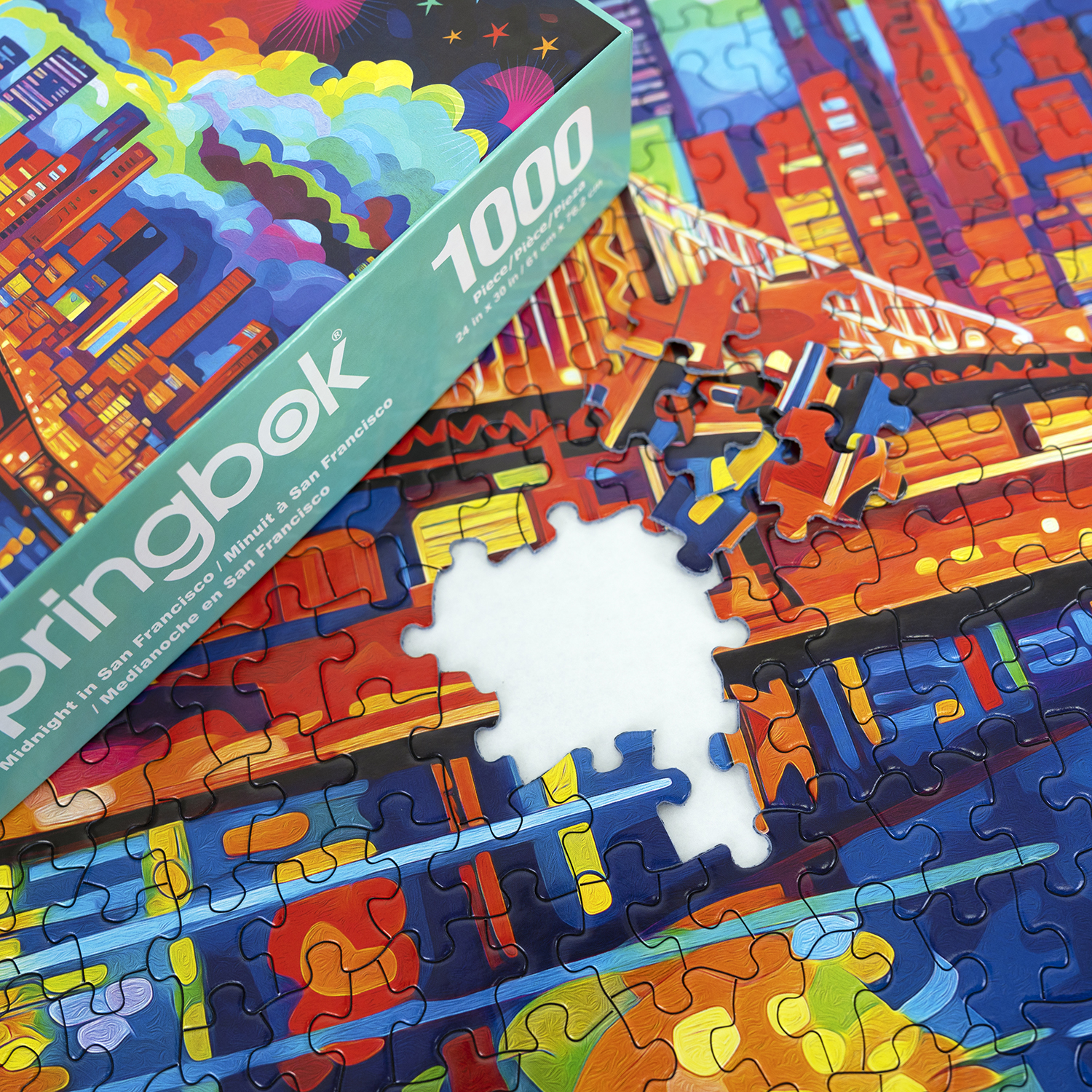 Midnight in San Francisco 1000 Piece Jigsaw Puzzle