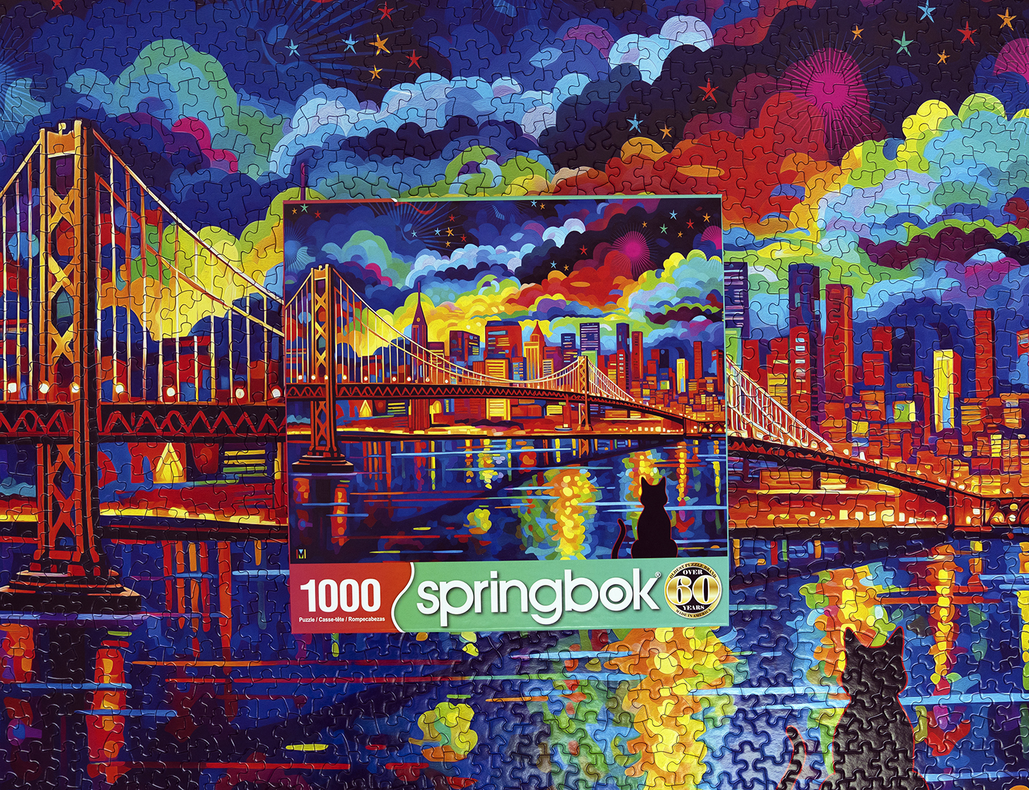 サウザンズ　1000s phigvel Midnight in San Francisco 1000 Piece Jigsaw Puzzle