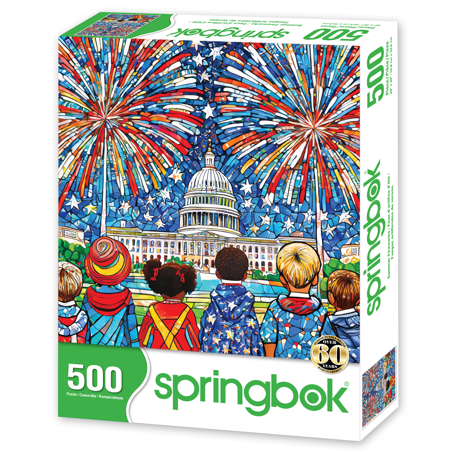Summer Fireworks 500 Piece Jigsaw Puzzle