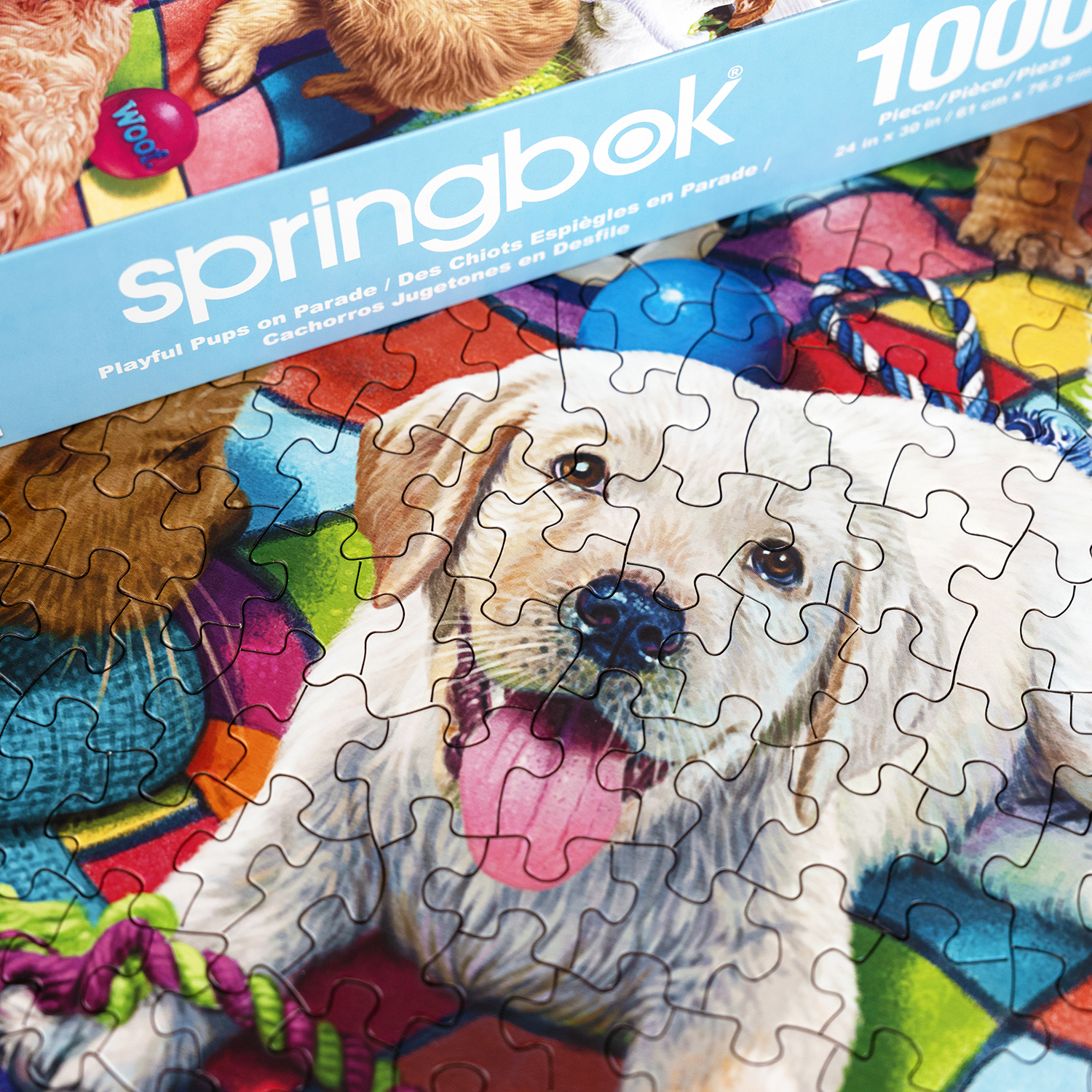 Playful Pups on Parade 1000 Piece Jigsaw Puzzle