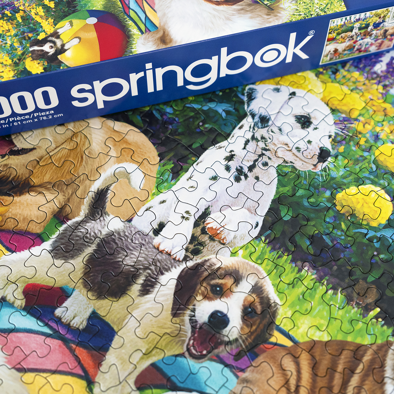 Playful Pups on Parade 1000 Piece Jigsaw Puzzle