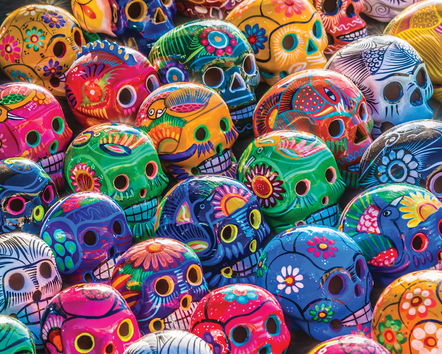 その他 Jigsaw Puzzle / SKULLS &amp; FLOWERS Zingaro Apocalyptic Skull Jigsaw Puzzle – LucidPuzzleStudio