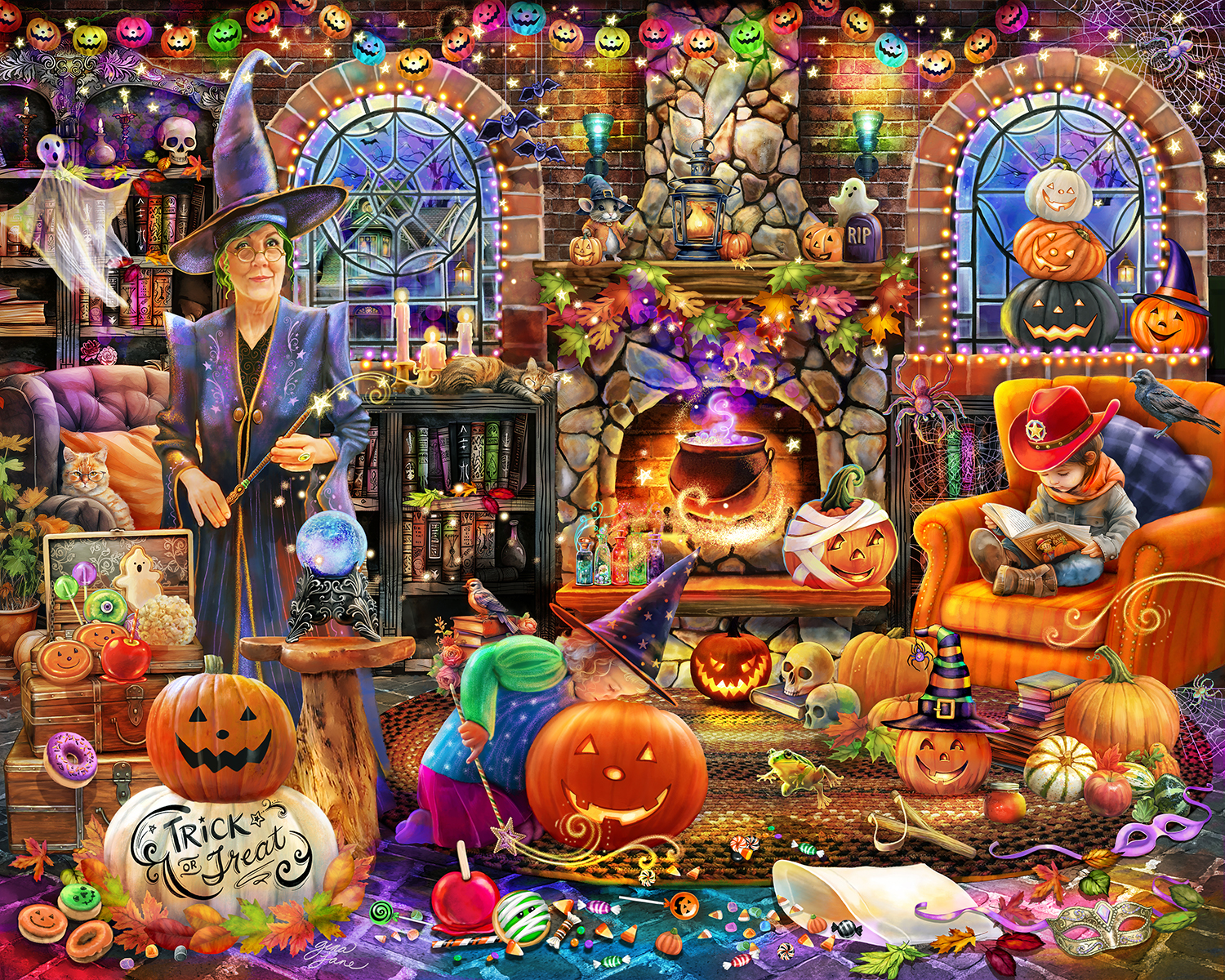 SunsOut ハロウィーン幽霊屋敷ジグソーパズル(1000ピース) SunsOut ハロウィーン幽霊屋敷ジグソーパズル(1000ピース) 最低