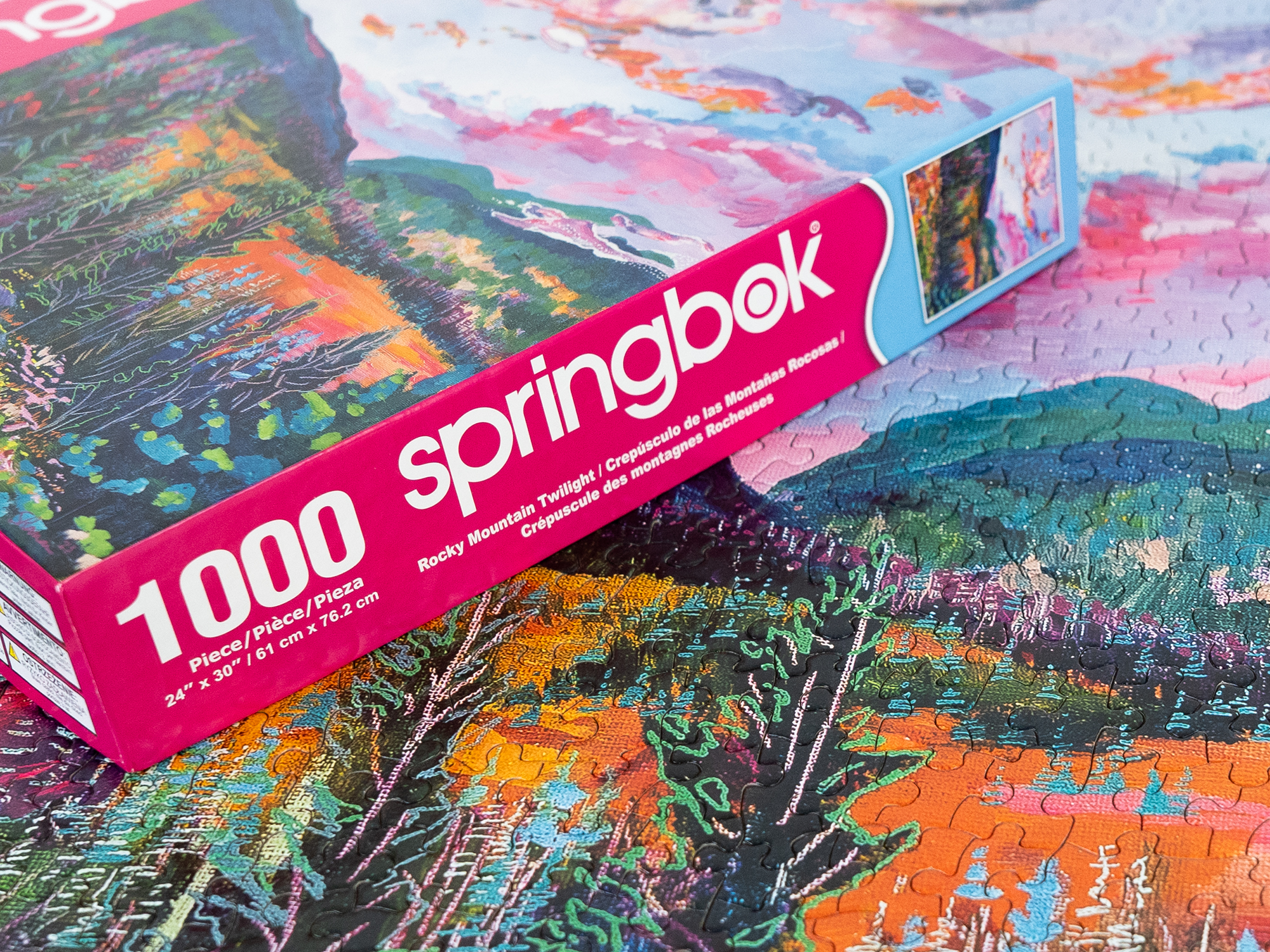 Rocky Mountain Twilight 1000 Piece Jigsaw Puzzle