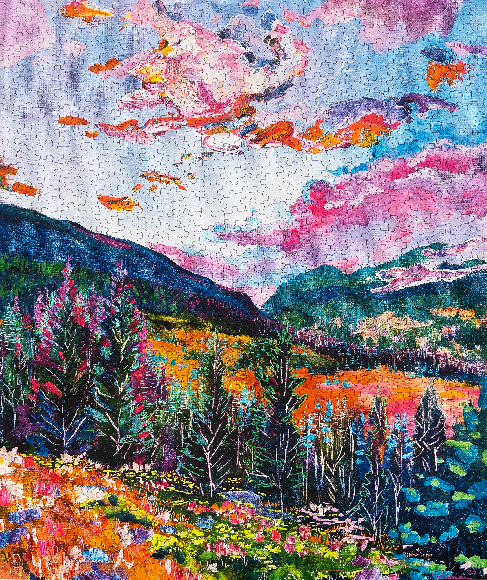 Rocky Mountain Twilight 1000 Piece Jigsaw Puzzle