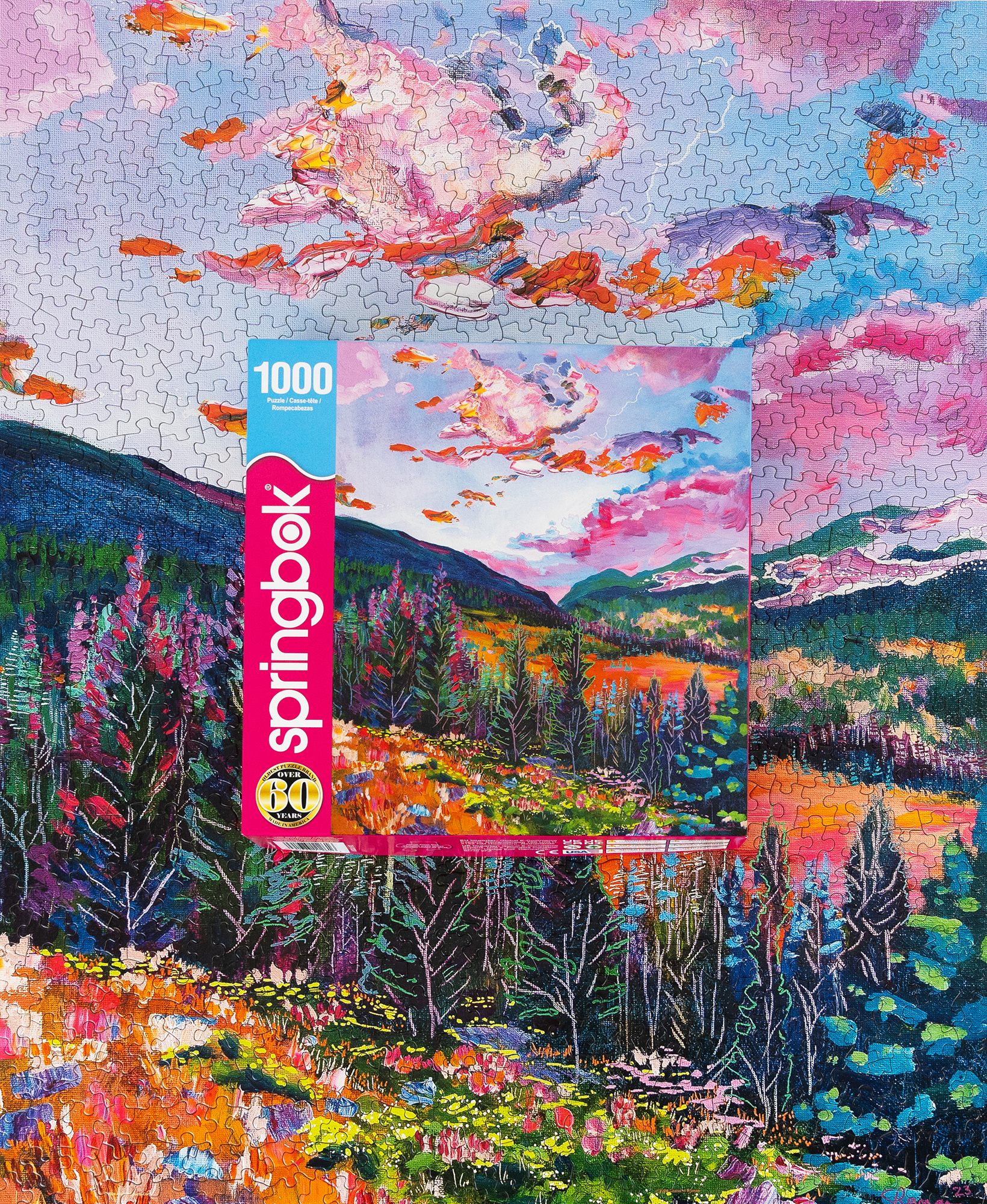 Rocky Mountain Twilight 1000 Piece Jigsaw Puzzle