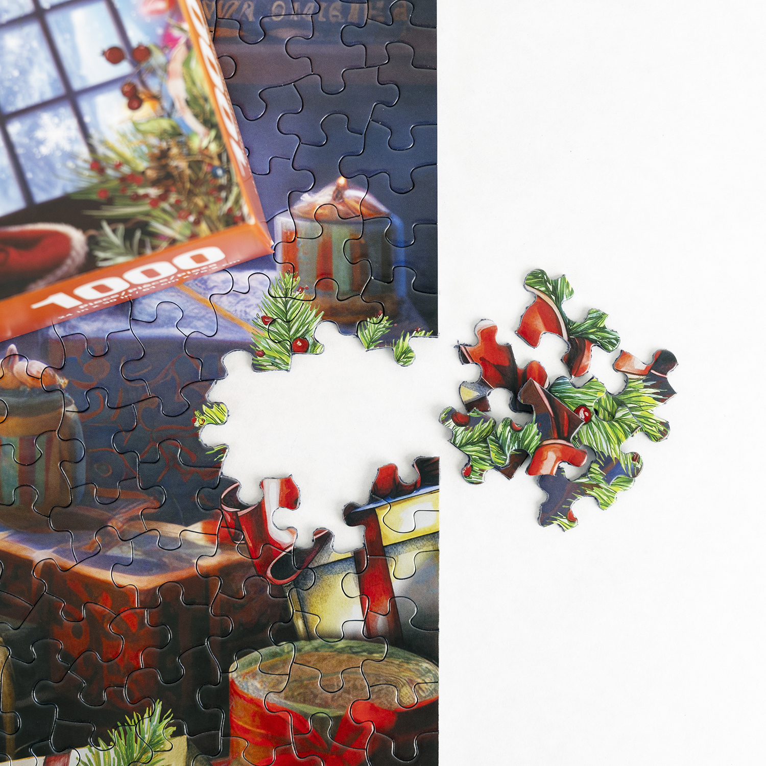 Puzzle Charles Wysocki 1000 Pièces – Église De Campagne Noël 2007 – Neuf