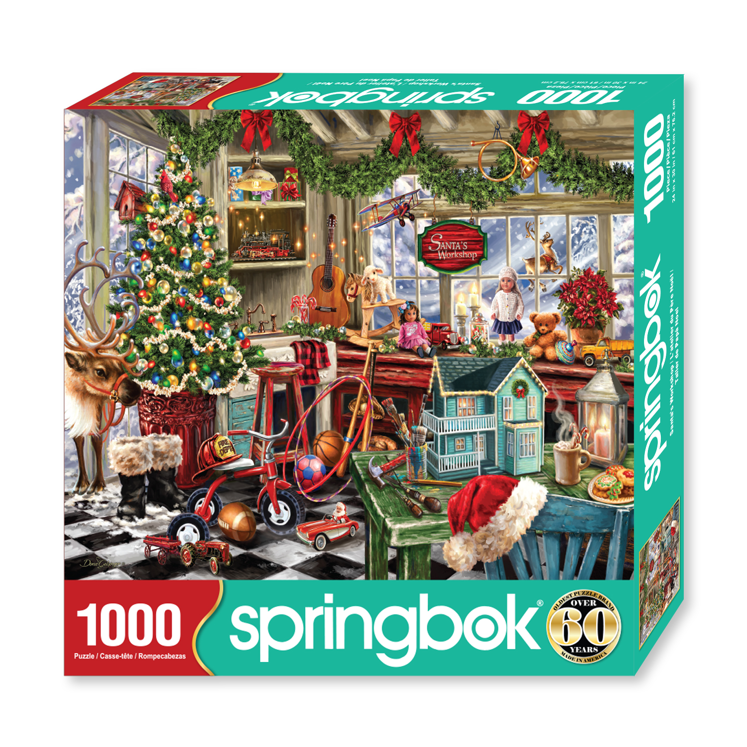 springbok 1000ピース ジグソーパズル クリスマス サンタ springbok 1000ピース ジグソーパズル クリスマス サンタ - メルカリ
