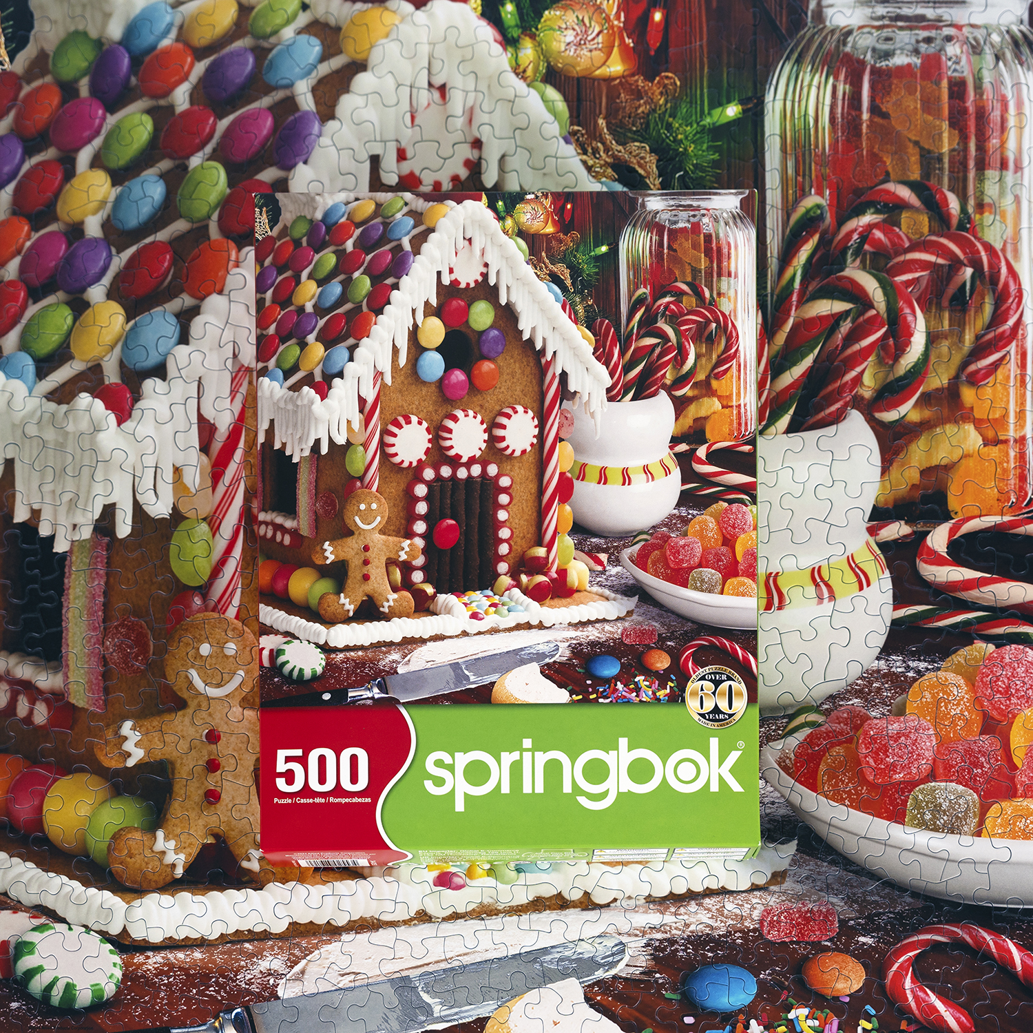 Gingerbread House 500 Piece Jigsaw Puzzle