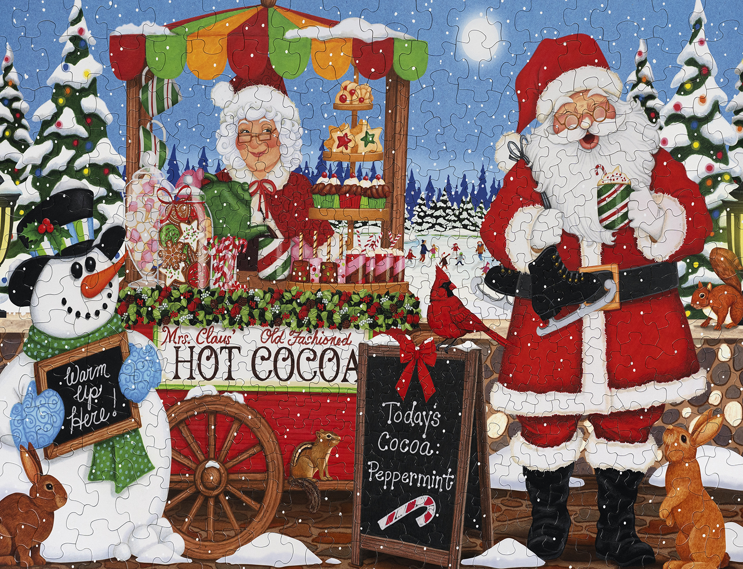 noel  what we want WWW_KUMIKOSHADE_ Mrs. Claus' Sweet Shop 400 Piece Jigsaw Puzzle