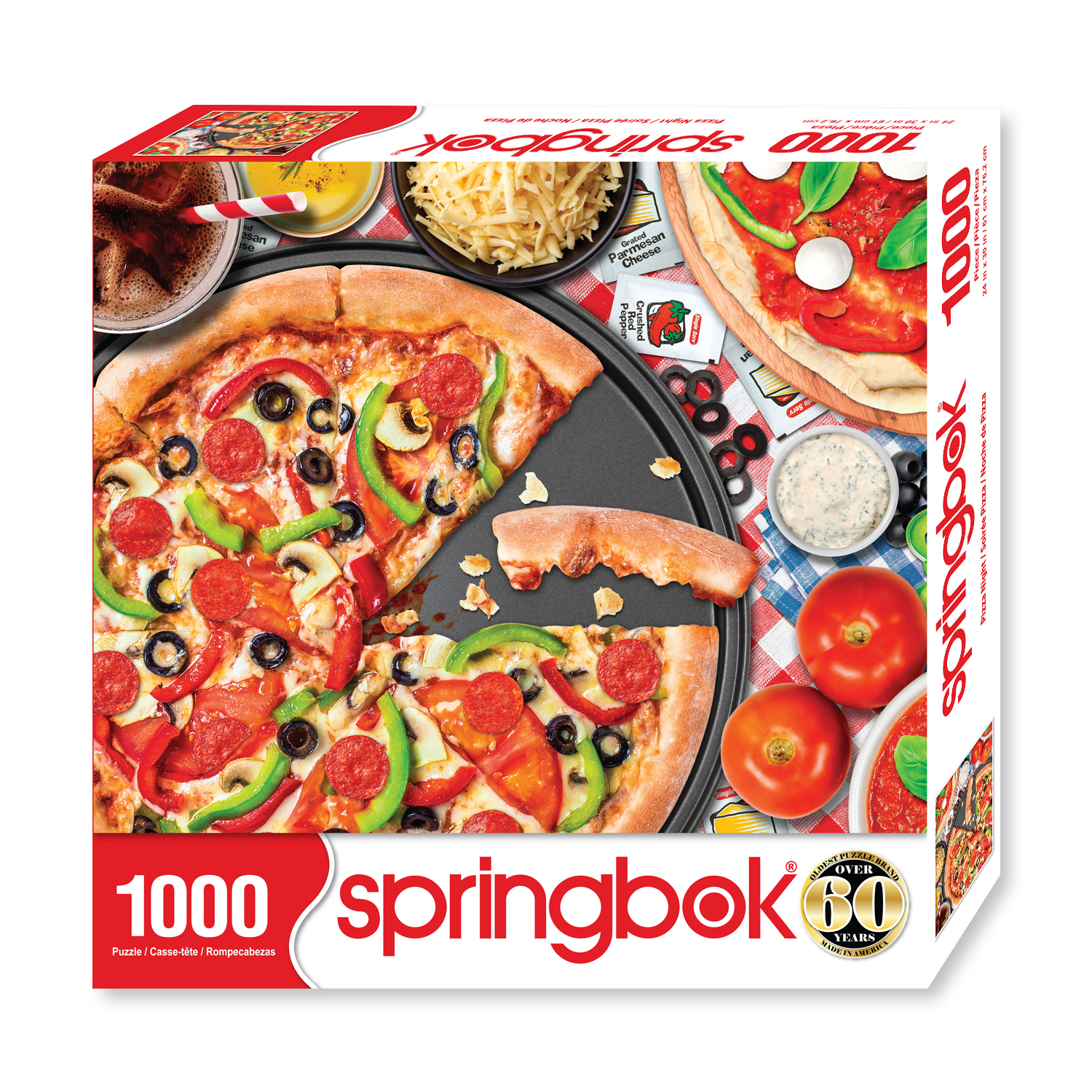 Pizza Night 1000 Piece Jigsaw Puzzle